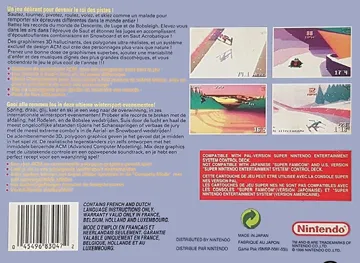 Winter Gold (Europe) box cover back